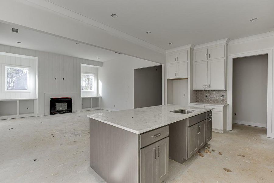 In-progress construction of a new home in , Cumming, GA (Image 33).