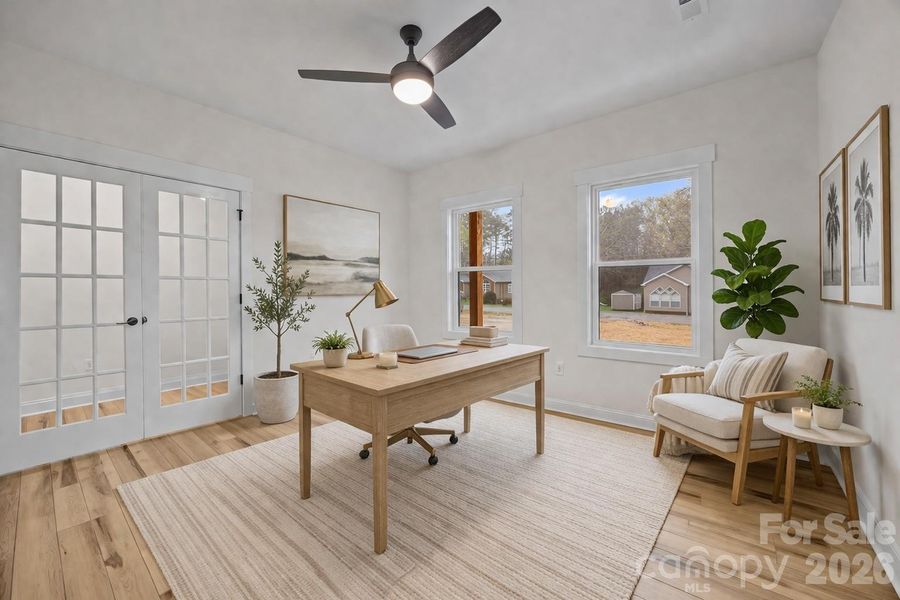 Furnished interior view inside a new home in , Salisbury (Image 12).