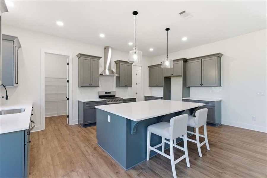 Furnished interior view inside a new home in , Cartersville (Image 11).