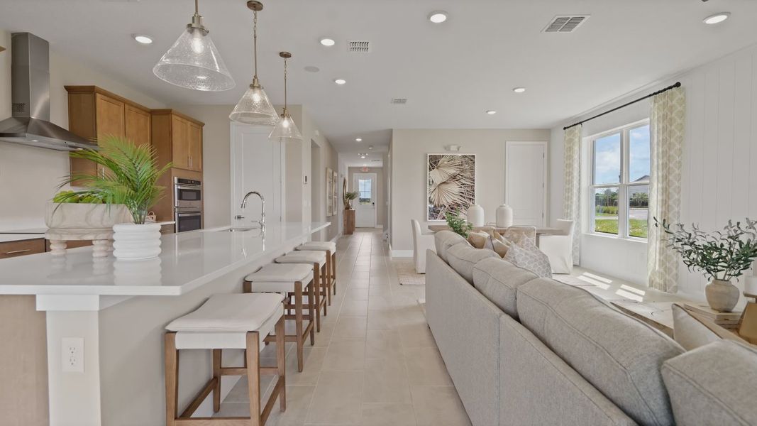 Furnished interior view inside a new home in Trailside, Mount Dora (Image 31).