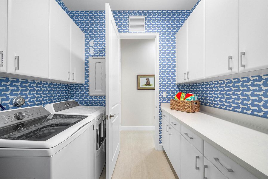 Furnished interior view inside a new home in , Boynton Beach (Image 29).