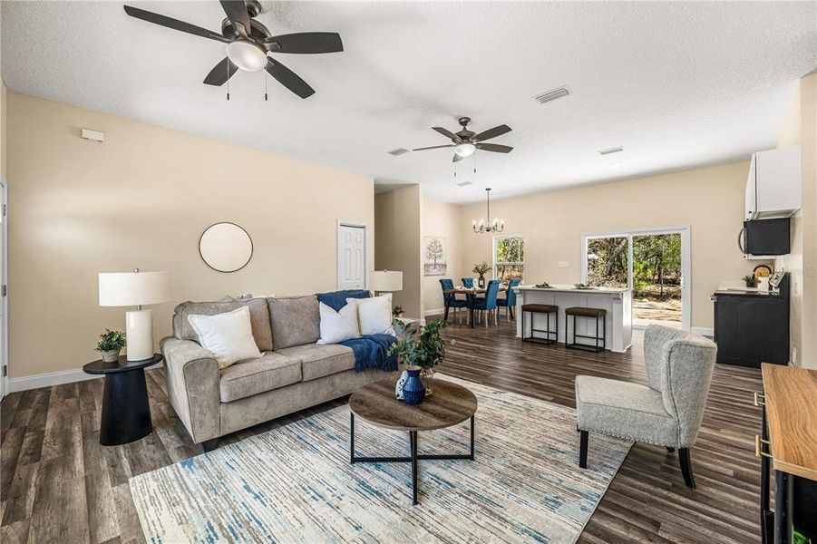 Furnished interior view inside a new home in , Keystone Heights (Image 7).