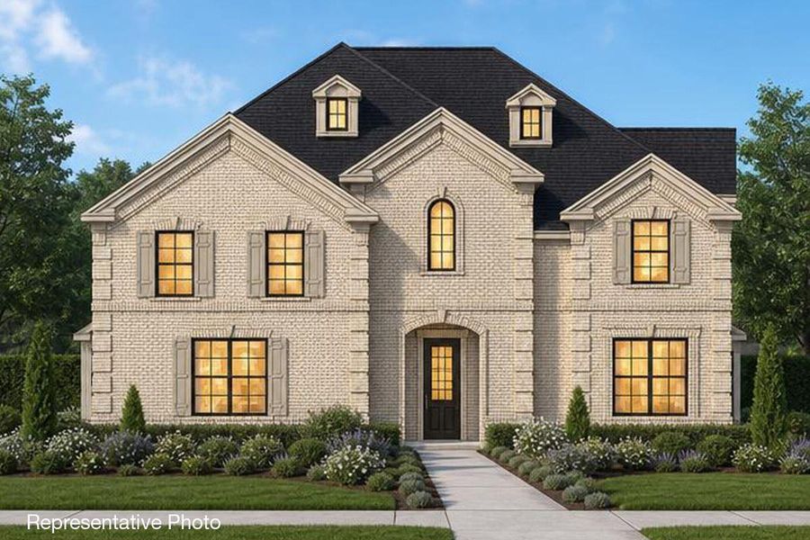 Representative exterior photo of a completed home built from the Grandview by Grand Homes in Grand Estates of Anna, Anna, TX (Image 19). Representative exterior photo of a completed home built from the Grandview by Grand Homes in Grand Estates of Anna, Anna, TX (Image 19).