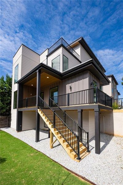 Exterior details and patio area of a home in , Atlanta (Image 24).