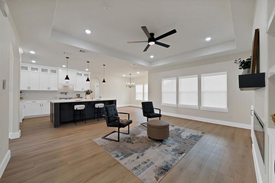 Furnished interior view inside a new home in , Decatur (Image 7).