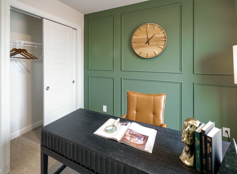 Representative furnished interior of a home built from the The Carson by Cothran Homes in Reidville Town Center, Reidville (Image 26).