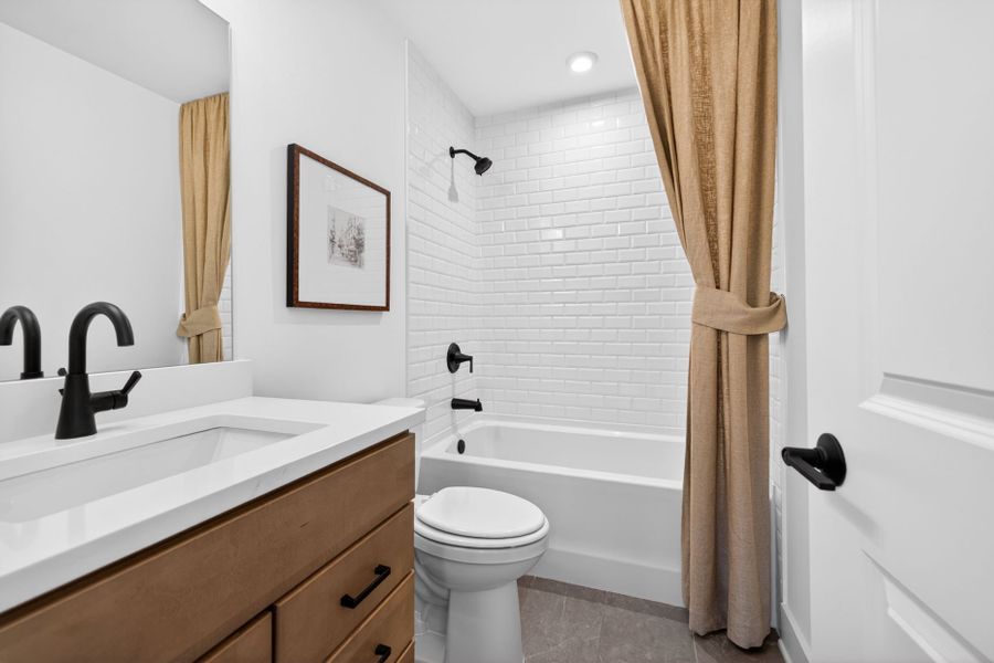 Representative furnished interior of a home built from the Riverton by Pulte Homes in Riversprings, Dacula (Image 61).