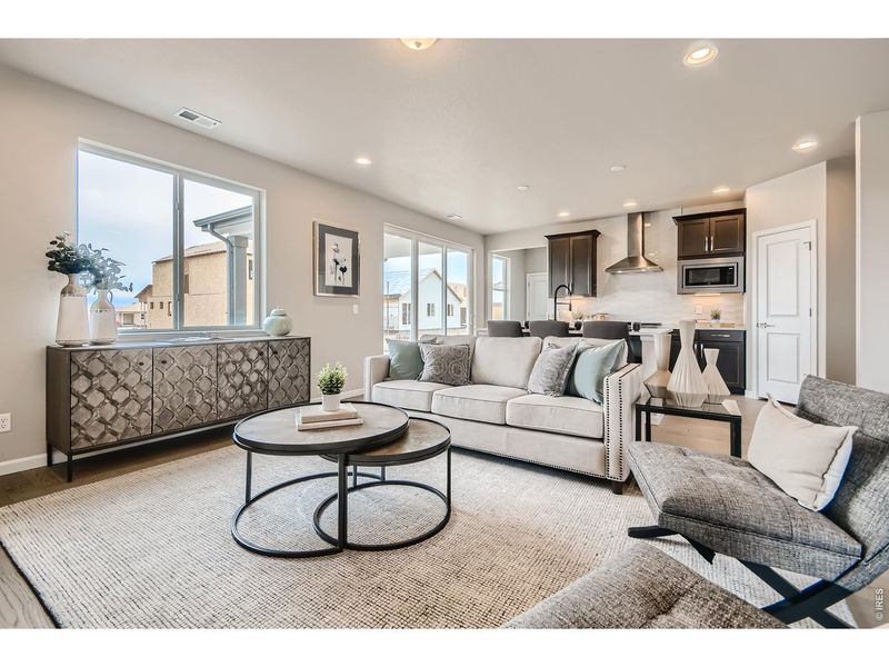Furnished interior view inside a new home in Country Club Reserve, Fort Collins (Image 11).
