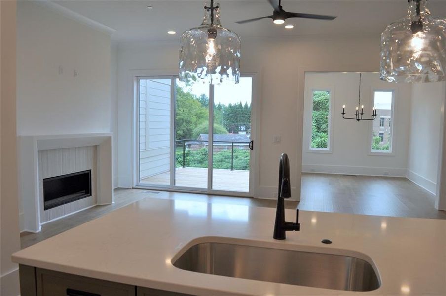 Close-up of interior finishes inside a home in , Marietta (Image 21).
