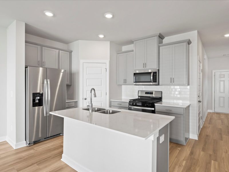 Furnished interior view inside a new home in Valentine Townes, Greer (Image 4).