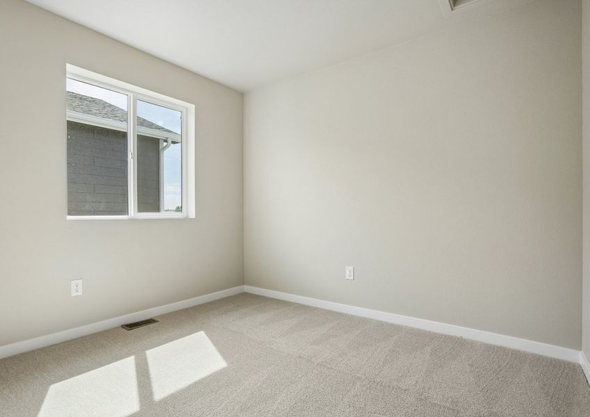 The secondary bedrooms have carpet.
