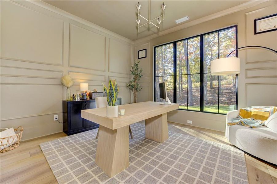 Furnished interior view inside a new home in , Ball Ground (Image 35). Furnished interior view inside a new home in , Ball Ground (Image 35).