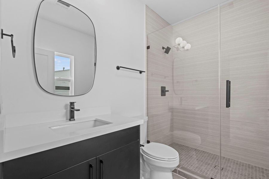 Furnished interior view inside a new home in , Houston (Image 12).