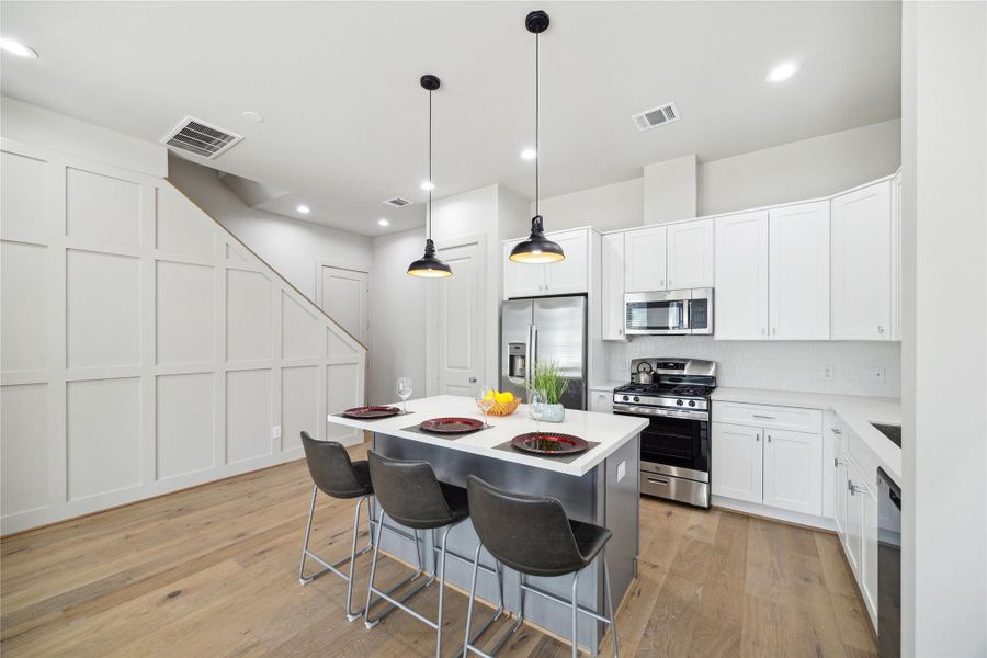 Furnished interior view inside a new home in , Houston (Image 12).