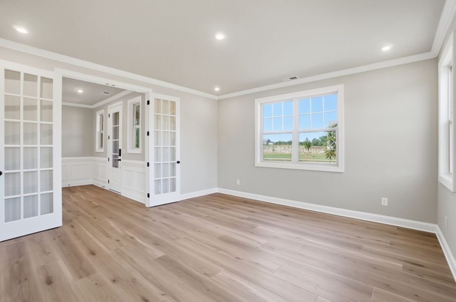 Spacious, unfurnished interior of a new home in Blair Place, Monroe (Image 27). Spacious, unfurnished interior of a new home in Blair Place, Monroe (Image 27).