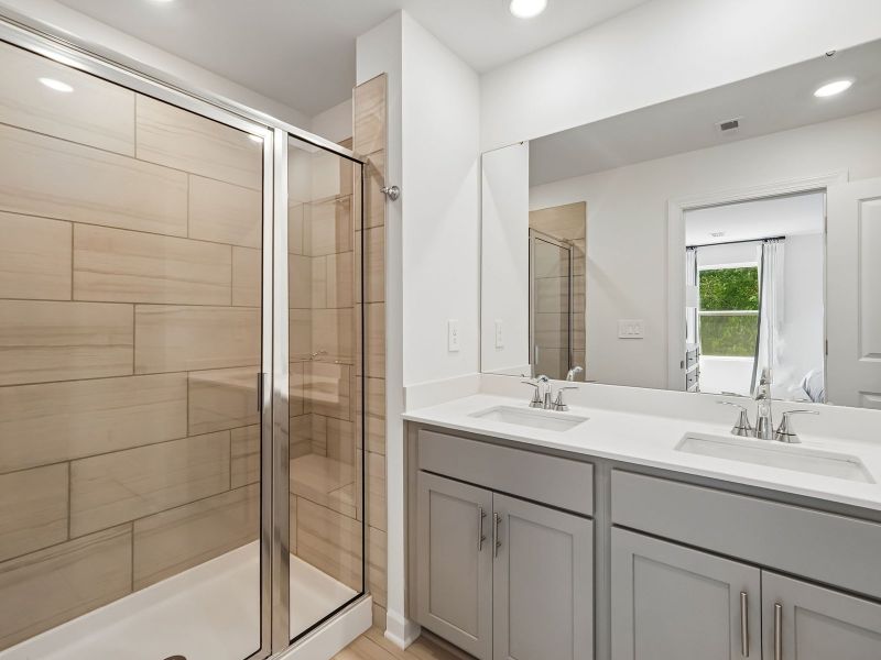 Furnished interior view inside a new home in Hawkins Meadows, Spencer (Image 15).