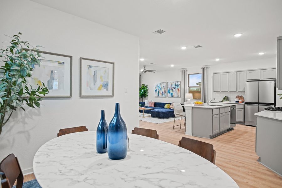 Dining in the Oak home plan by Trophy Signature Homes – REPRESENTATIVE PHOTO Dining in the Oak home plan by Trophy Signature Homes – REPRESENTATIVE PHOTO