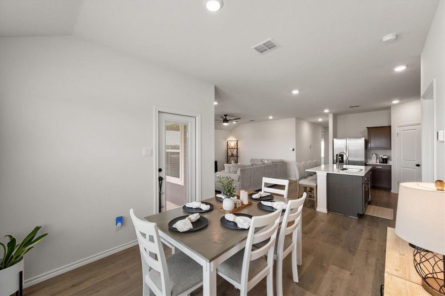 Furnished interior view inside a new home in Corsicana Commons, Corsicana (Image 11).