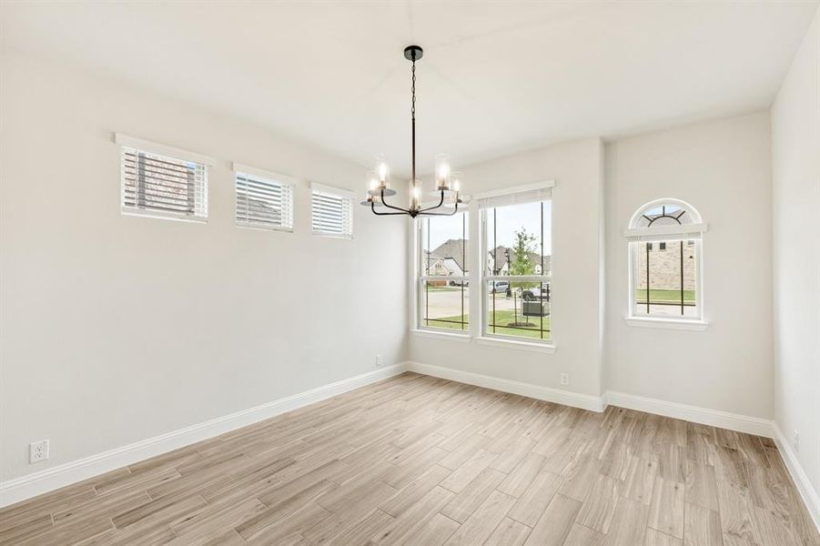 Spacious, unfurnished interior of a new home in Devonshire Classic 60-65, Forney (Image 35). Spacious, unfurnished interior of a new home in Devonshire Classic 60-65, Forney (Image 35).