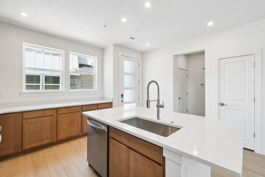 Furnished interior view inside a new home in The Vistas at West Mesa, Colorado Springs (Image 6).