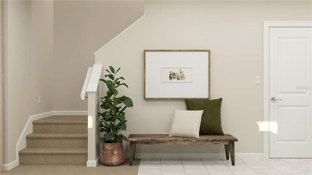 Furnished interior view inside a new home in The Glades at Crossprairie, St. Cloud (Image 6).