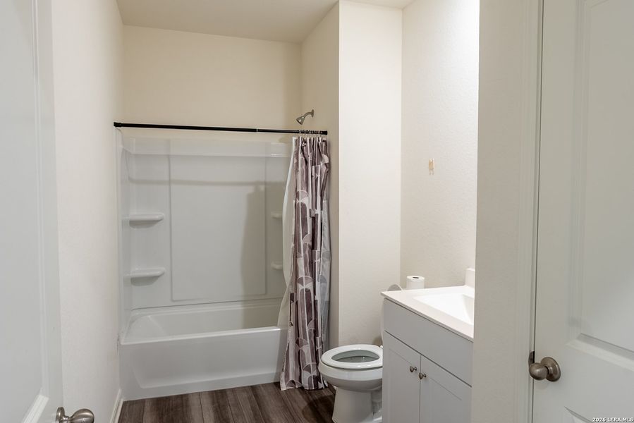 Furnished interior view inside a new home in Trails at Culebra, San Antonio (Image 13).