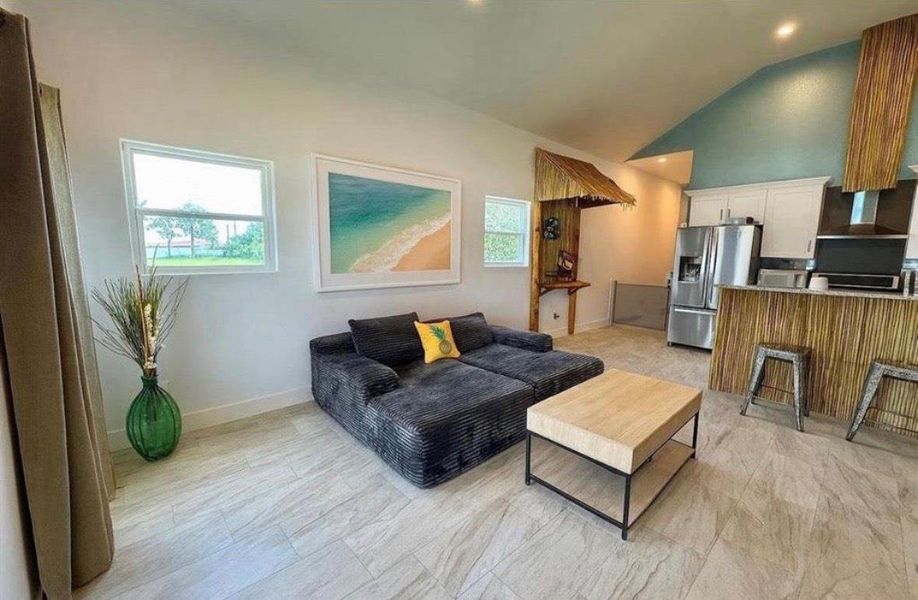 Furnished interior view inside a new home in , San Leon (Image 6).