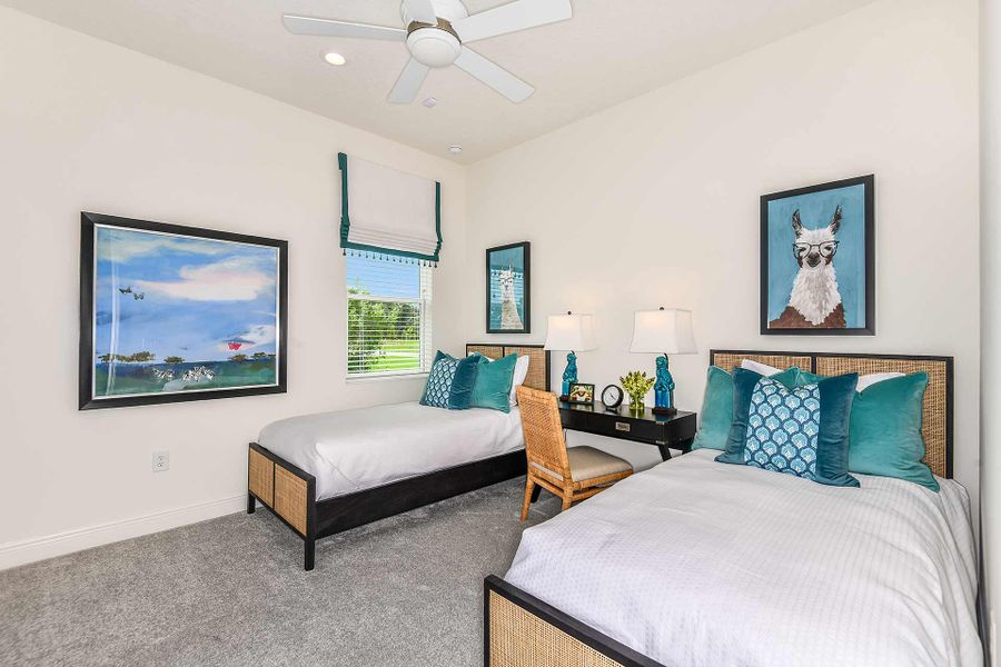 Representative furnished interior of a home built from the Savannah 2 by Neal Communities in SkySail, Naples (Image 15).