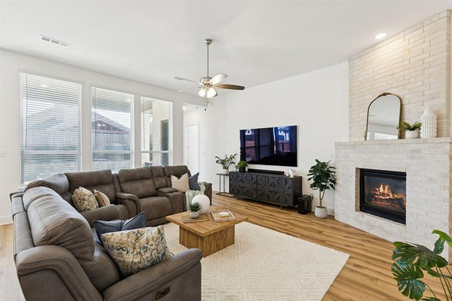 Furnished interior view inside a new home in , Forney (Image 25). Furnished interior view inside a new home in , Forney (Image 25).