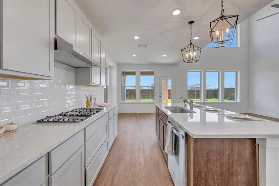 Furnished interior view inside a new home in Chaparral Park, Oak Point (Image 15).