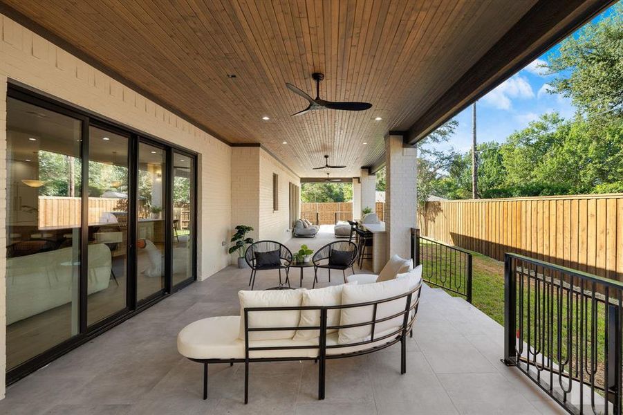 Exterior details and patio area of a home in , Dallas (Image 22). Exterior details and patio area of a home in , Dallas (Image 22).