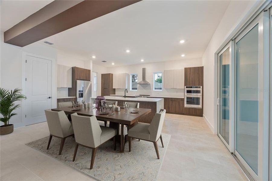 Furnished interior view inside a new home in , Tampa (Image 19). Furnished interior view inside a new home in , Tampa (Image 19).