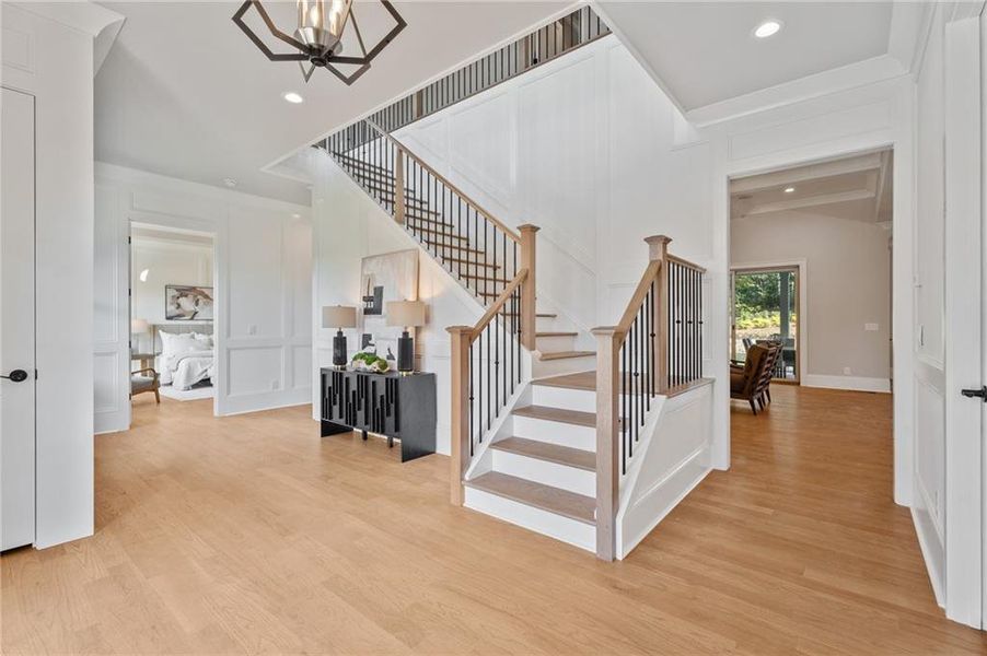 Furnished interior view inside a new home in , Milton (Image 5).
