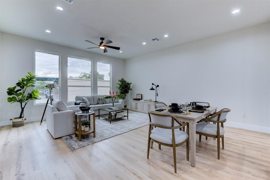 Furnished interior view inside a new home in , Houston (Image 13). Furnished interior view inside a new home in , Houston (Image 13).