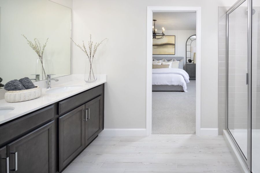 Representative furnished interior of a home built from the Shenandoah by Mattamy Homes in Tradition, Port St. Lucie (Image 11).