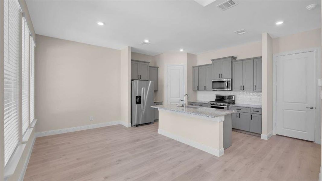 Furnished interior view inside a new home in The Avenue, Allen (Image 4).