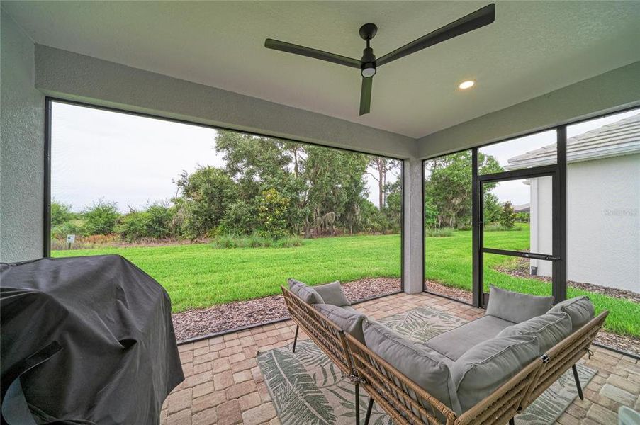 Exterior details and patio area of a home in , Sarasota (Image 29).
