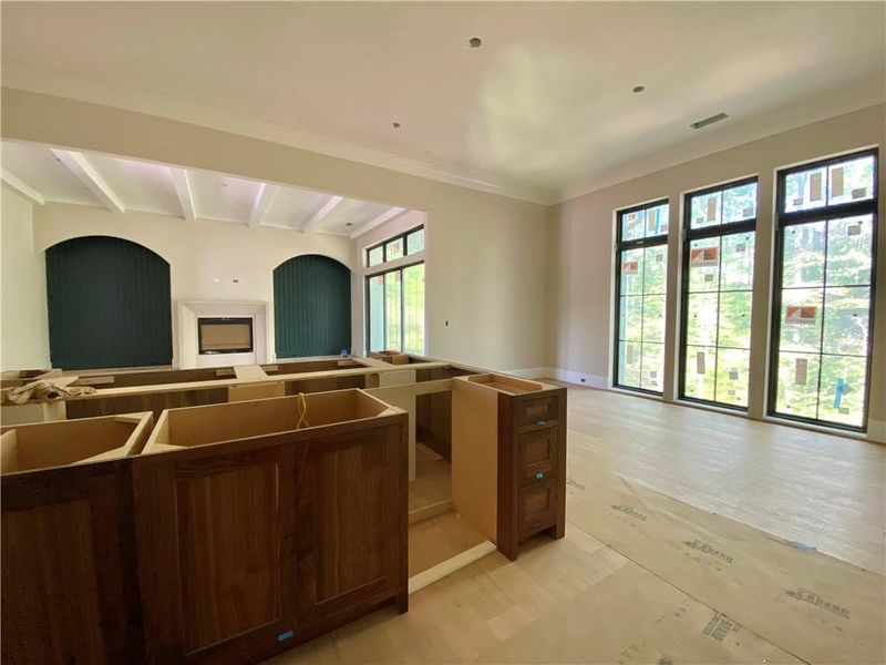 In-progress construction of a new home in , Acworth, GA (Image 42).