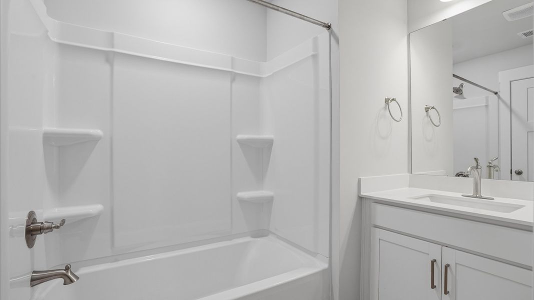 Furnished interior view inside a new home in Harrier Point, Woodruff (Image 16).