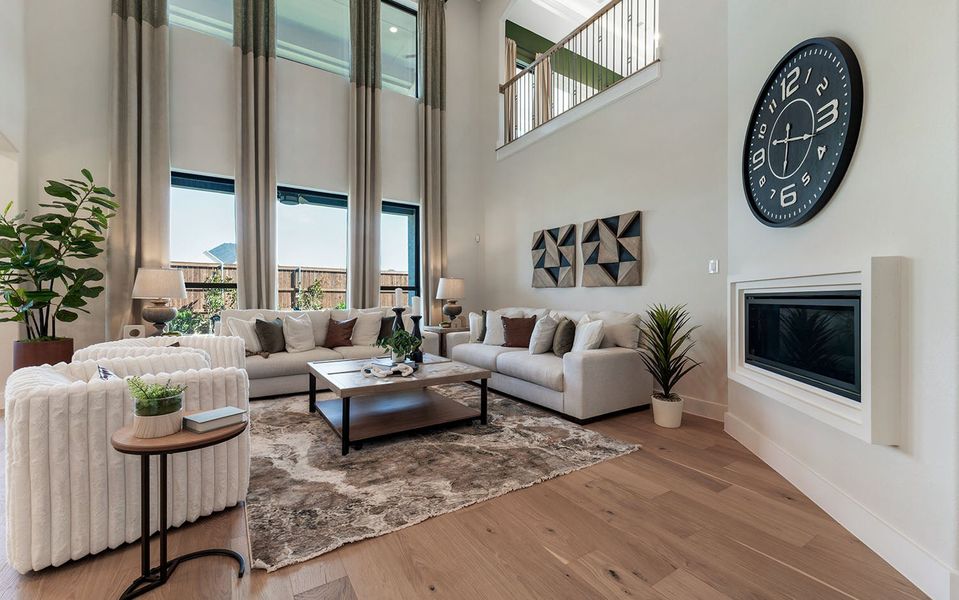 Furnished interior view inside a new home in Marvida, Cypress (Image 4).