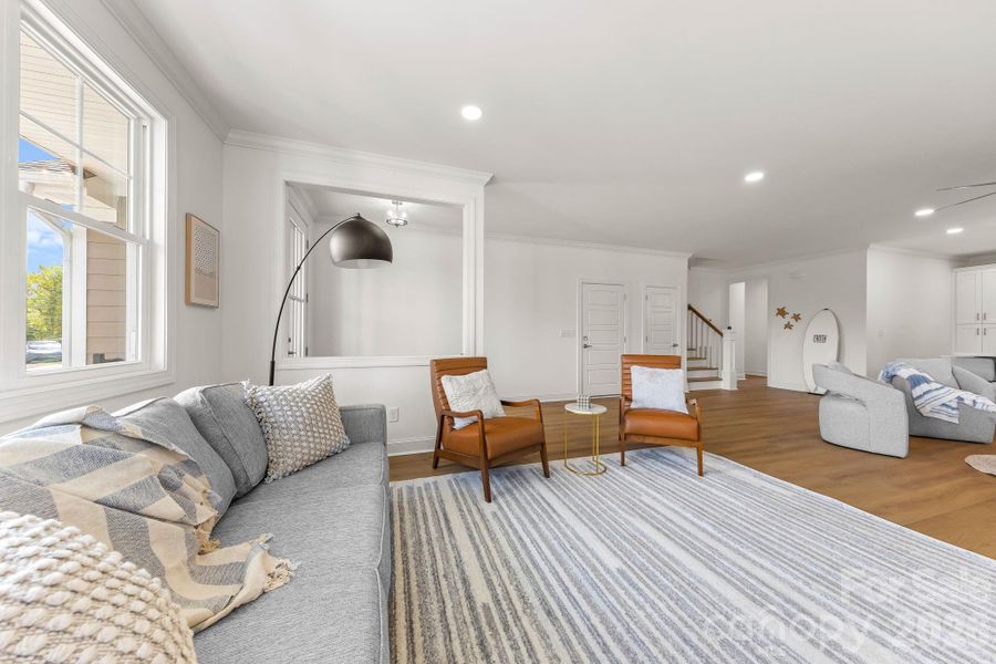 Furnished interior view inside a new home in , Denver (Image 39).