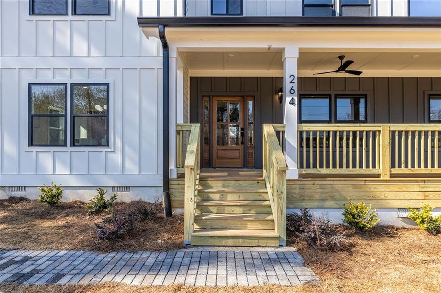 Exterior details and patio area of a home in , Avondale Estates (Image 29). Exterior details and patio area of a home in , Avondale Estates (Image 29).