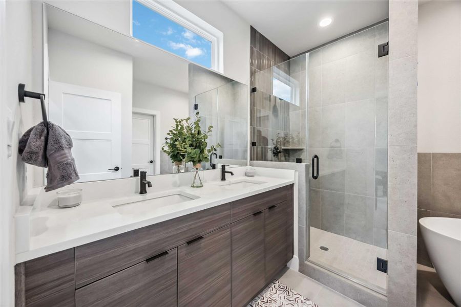 Furnished interior view inside a new home in , Houston (Image 6).