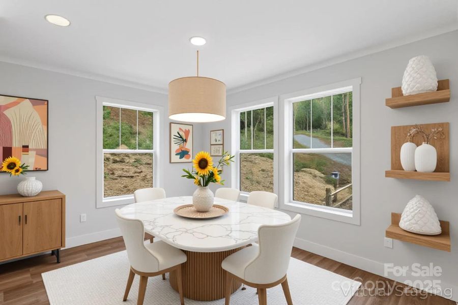 Furnished interior view inside a new home in , Burnsville (Image 3).