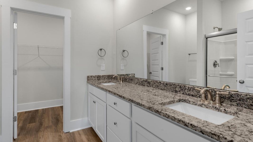 Furnished interior view inside a new home in Indigo Preserve Townhomes, Leland (Image 10).