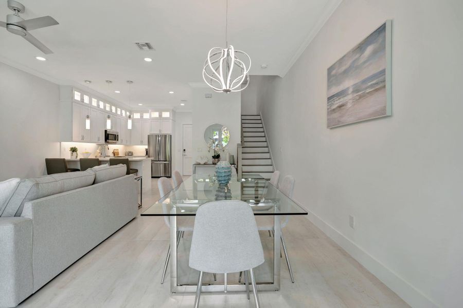 Furnished interior view inside a new home in , Stuart (Image 6).