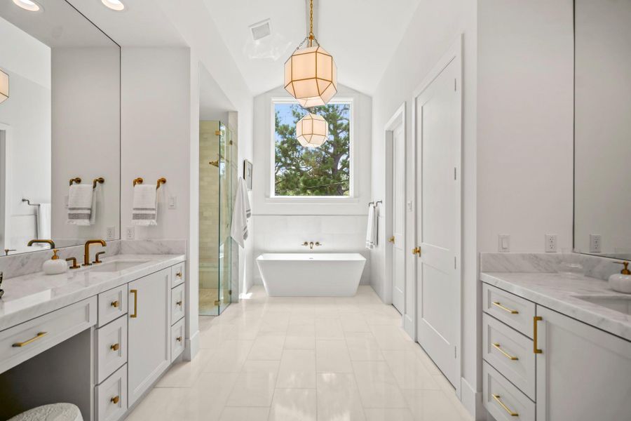 Furnished interior view inside a new home in , Houston (Image 15).