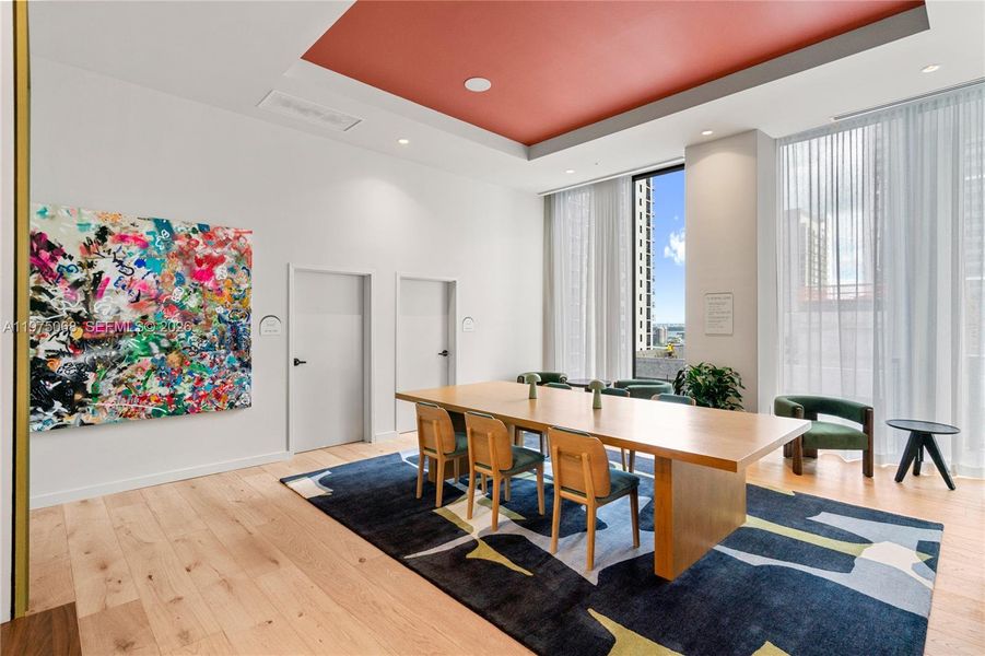 Furnished interior view inside a new home in , Miami (Image 14).