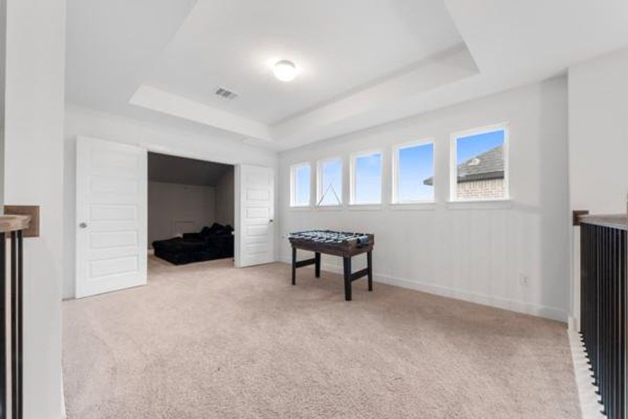 Furnished interior view inside a new home in , Katy (Image 27).