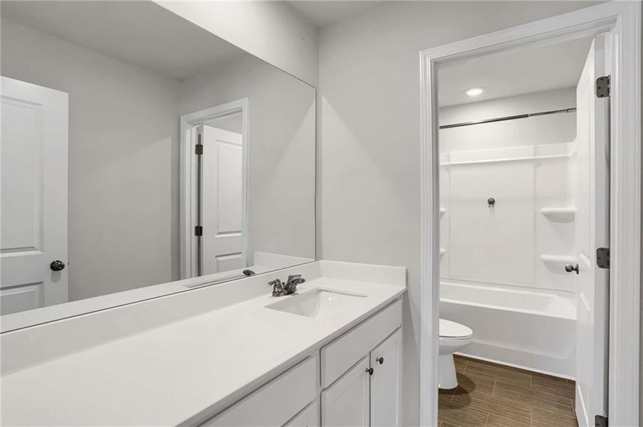 Furnished interior view inside a new home in Summit Pointe, Dallas (Image 9).